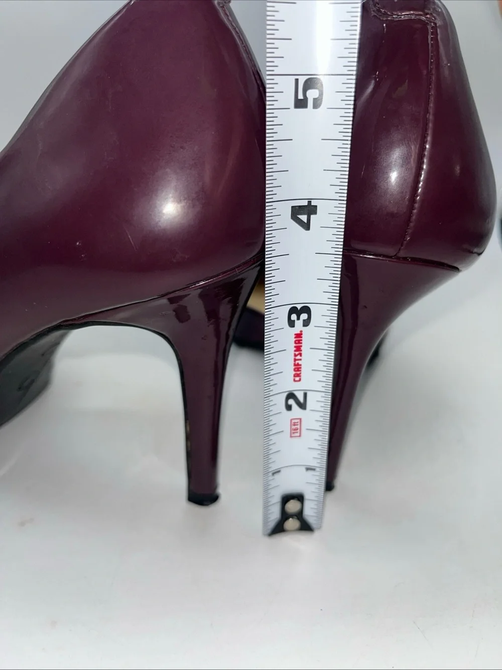 Jessica Simpson Purple Parent Leather D'Orsay Pumps Heels Sz 7.5 M